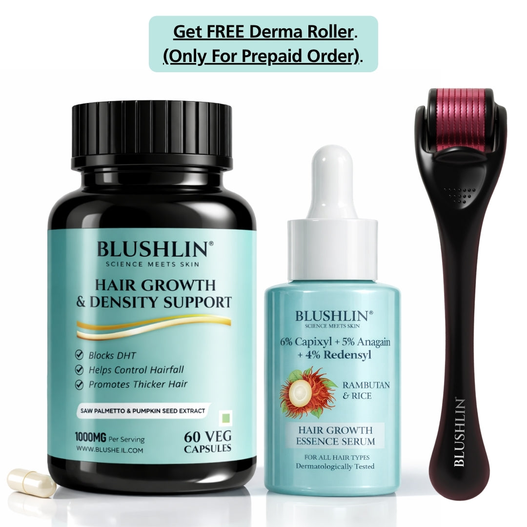 Blushlin Hair Growth Serum with Rosemary & Biotin | Strengthens Roots & Boosts Growth