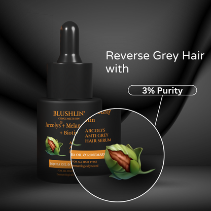 Anti grey hair serum with Arcolys® + Melanogray™ + Biotin