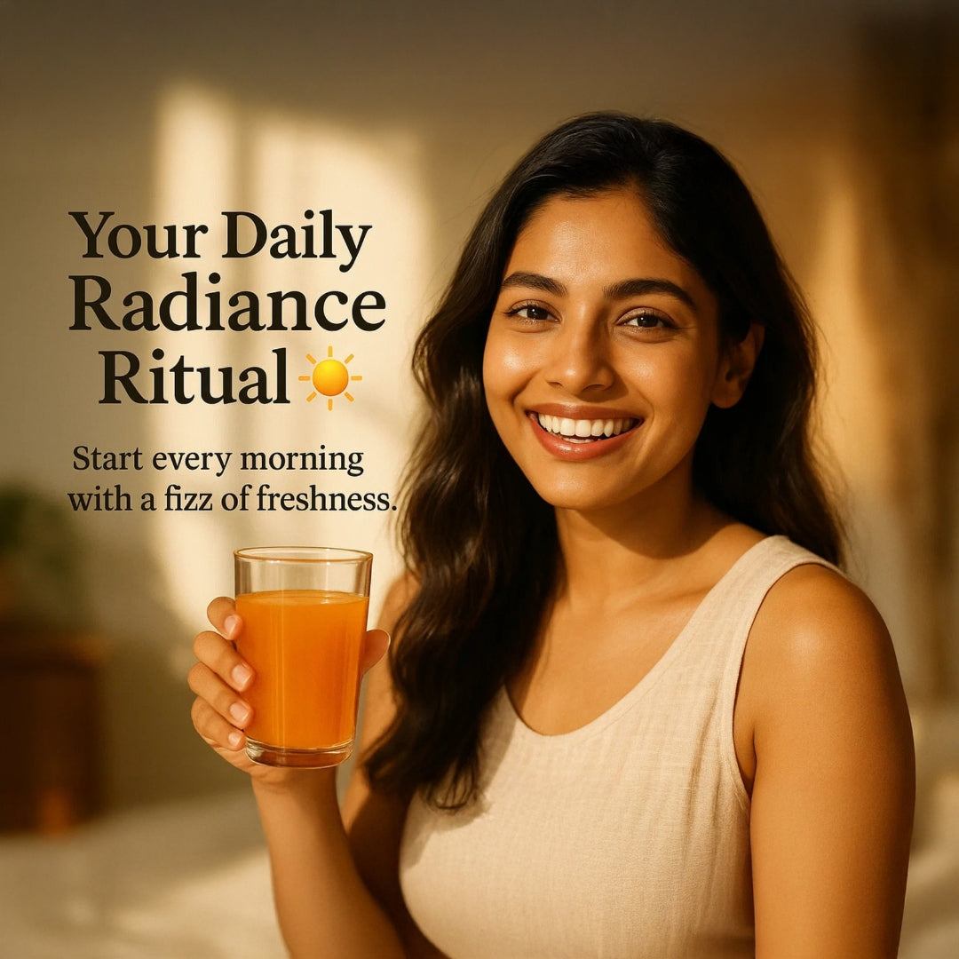 Glutathione Effervescent Tablets With Vitamin C  For Skin Brightening | Sugar-Free |