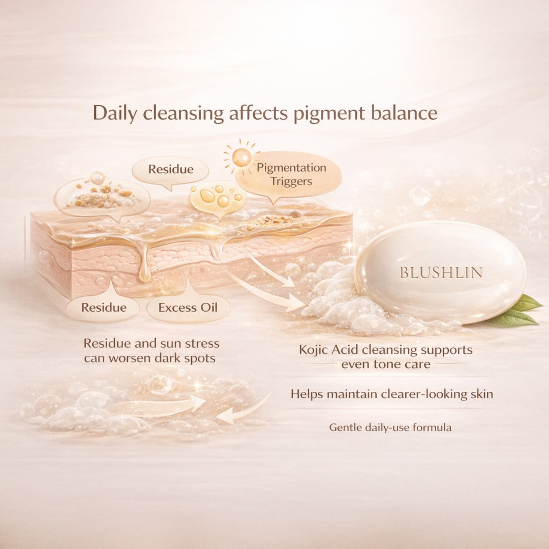 Kojic Acid Soap For Skin Whitening | Glutathione + Vitamin C | Pack of 2 |