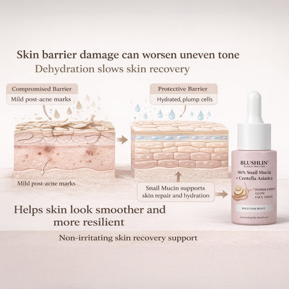Snail Mucin 96% Power Essence Serum for Glass Skin Hydration & Repair | With Ceramides & Panthenol