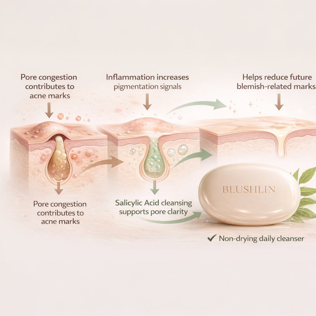 2% Salicylic Acid Soap for Oily, Acne-Prone Skin, Breakouts & Pore Cleansing - Pack of 2