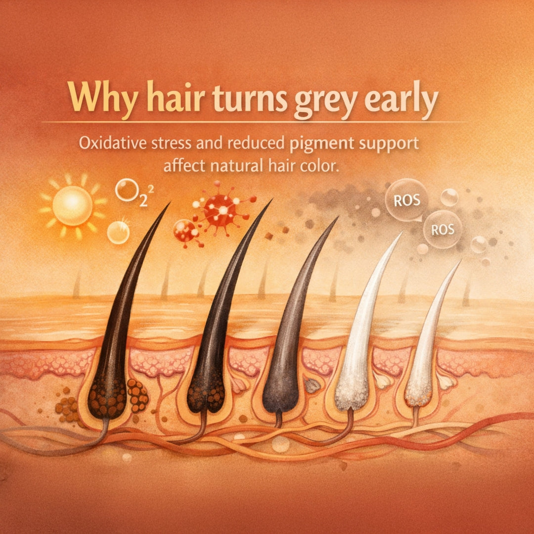 Darkenyl™ Anti-Grey Hair Serum | Helps Slow Premature Greying & Strengthens Roots