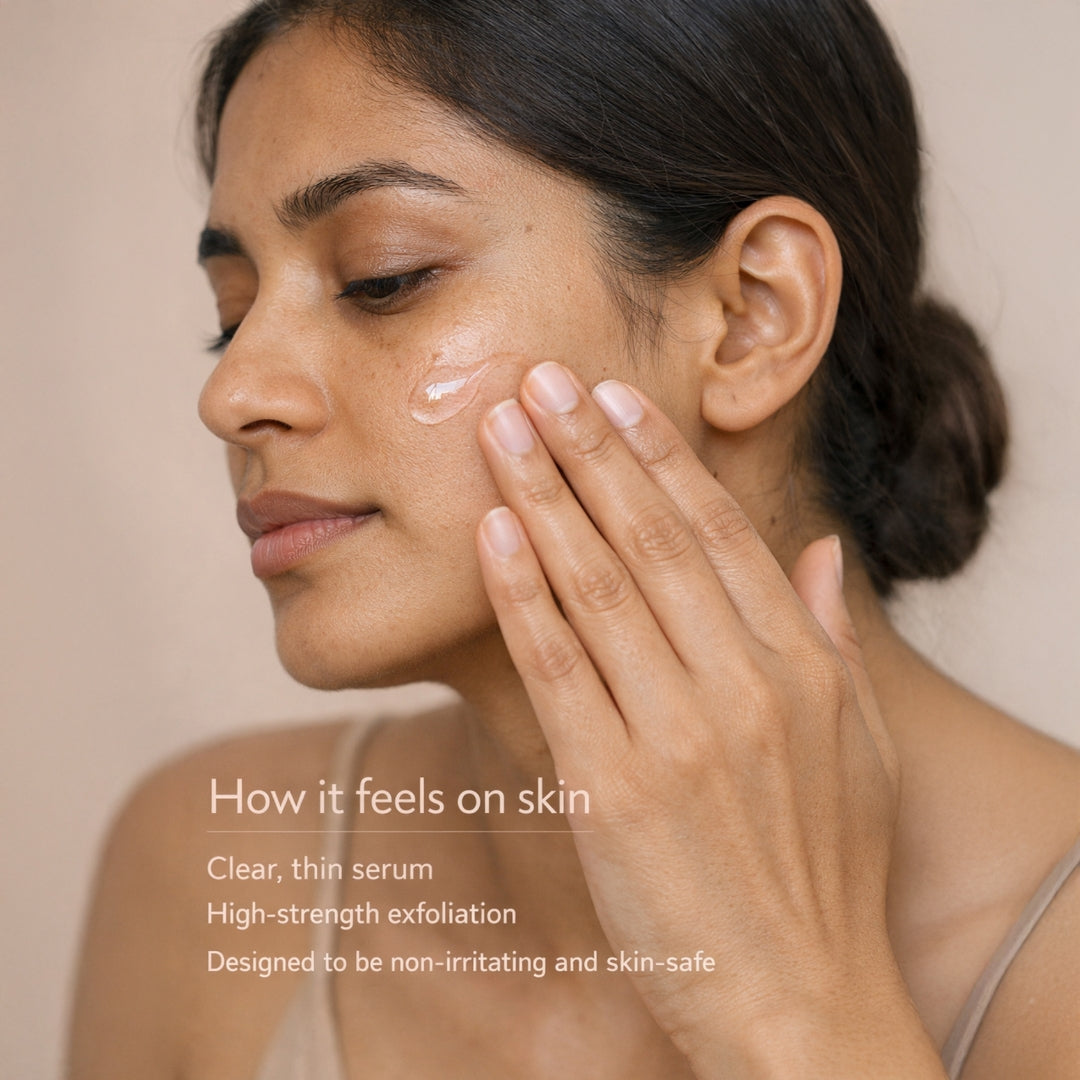 30% AHA Exfoliating Peel | 10-Minute Facial Glow | Glycolic + Lactic + Salicylic Acid + Fruit Acids | 30 ml