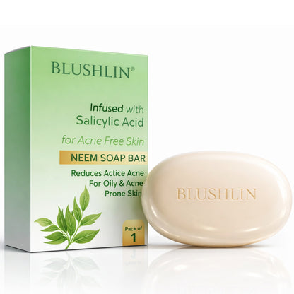 2% Salicylic Acid Soap for Oily, Acne-Prone Skin, Breakouts & Pore Cleansing - Pack of 2