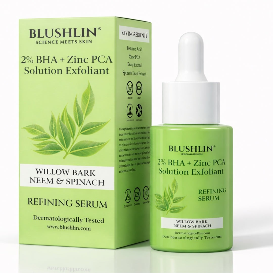 Blushlin 2% Salicylic Acid Face Serum | Anti-Acne, Anti-Clogging & Oil Control