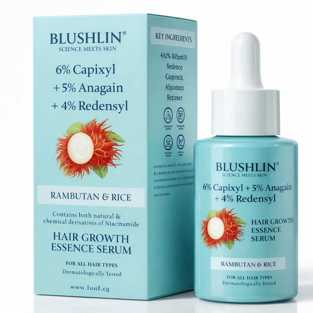 Blushlin Hair Growth Serum with Rosemary & Biotin | Strengthens Roots & Boosts Growth