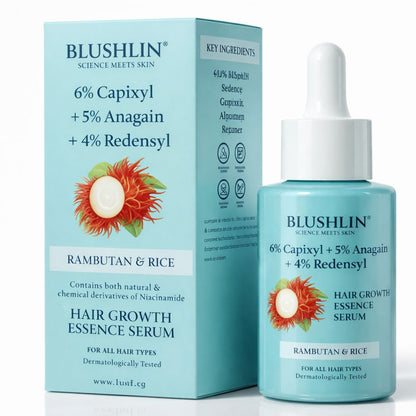 Blushlin Hair Growth Serum with Rosemary & Biotin | Strengthens Roots & Boosts Growth