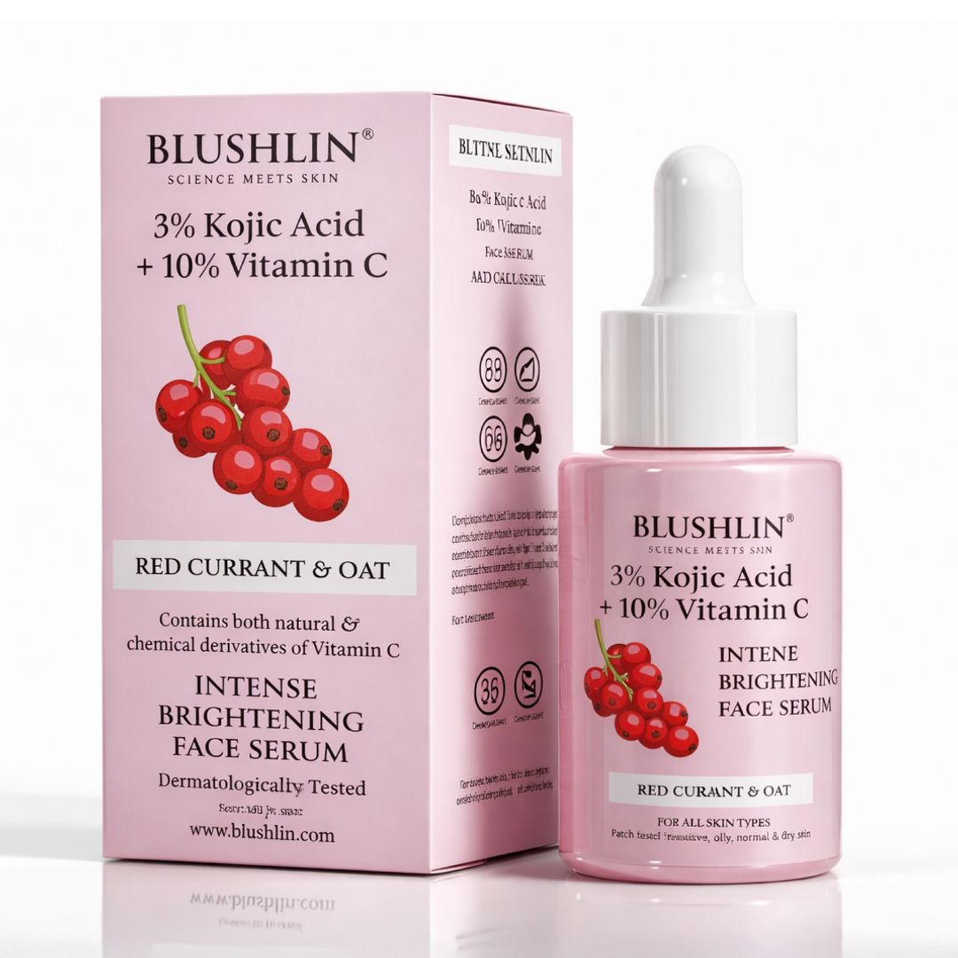 Kojic Acid Serum for Dark Spots & Brightening | Vitamin C + Niacinamide