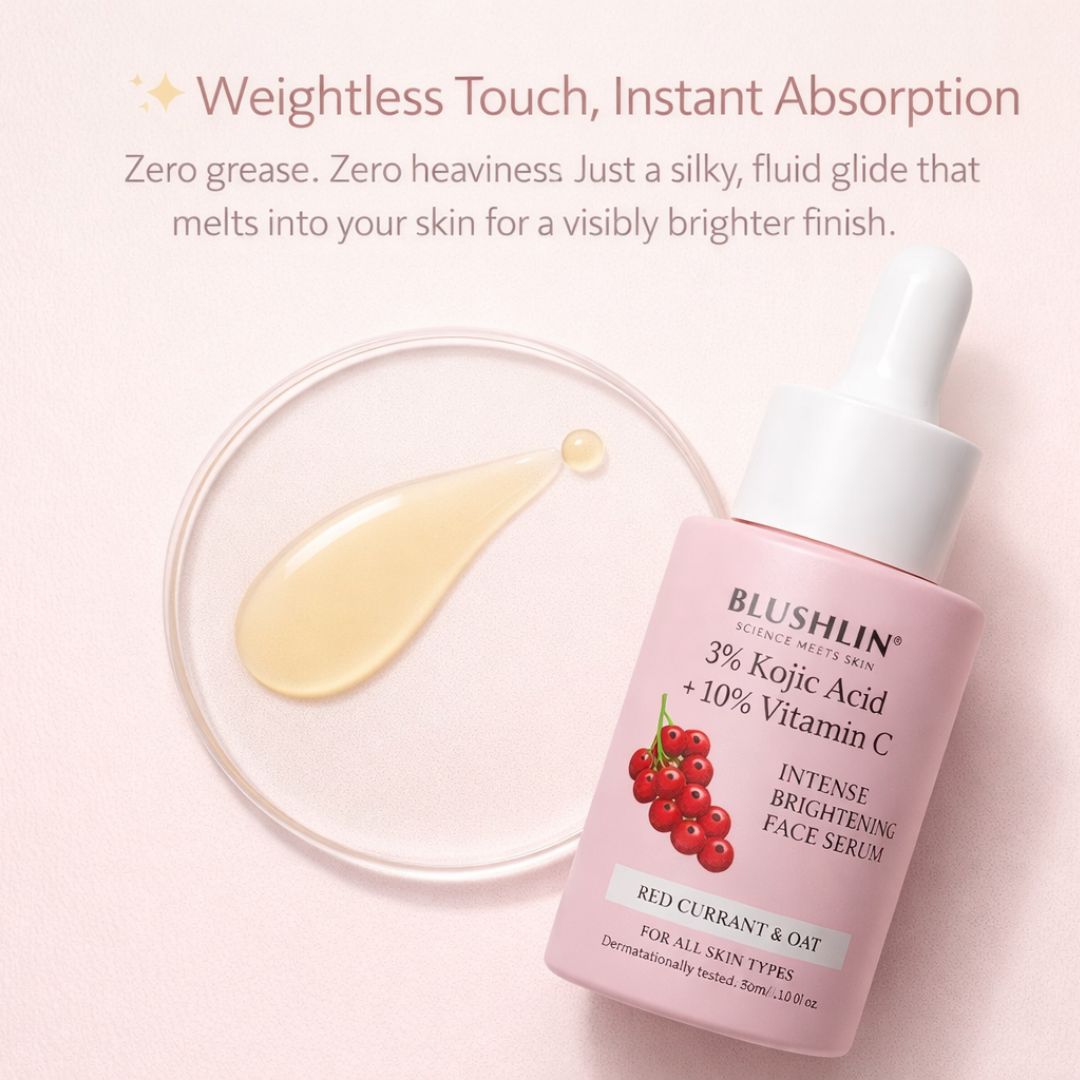 Kojic Acid Serum for Dark Spots & Brightening | Vitamin C + Niacinamide