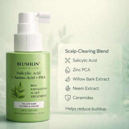 Anti-Dandruff Salicylic Acid Scalp Treatment | Clears Flakes & Scalp Buildup