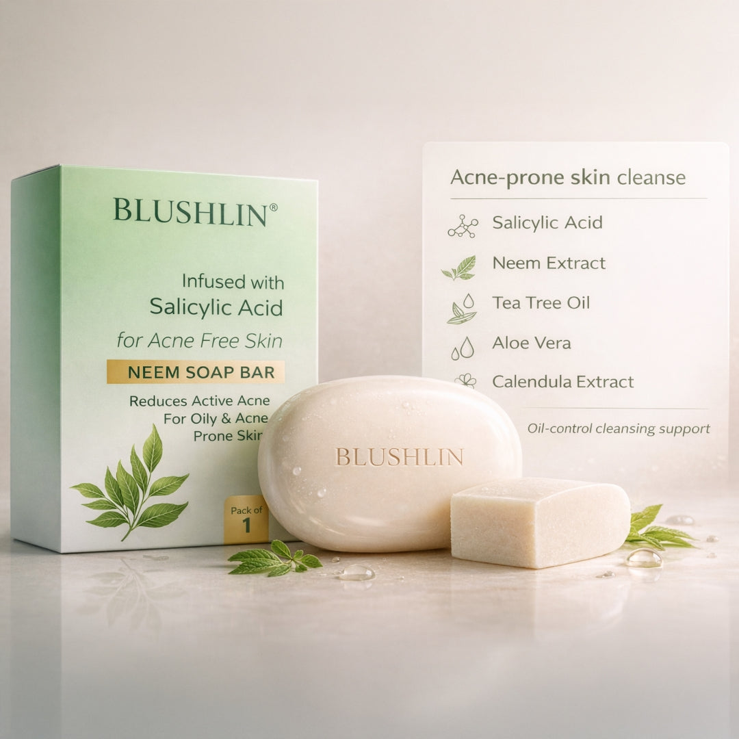 2% Salicylic Acid Soap for Oily, Acne-Prone Skin, Breakouts & Pore Cleansing - Pack of 2