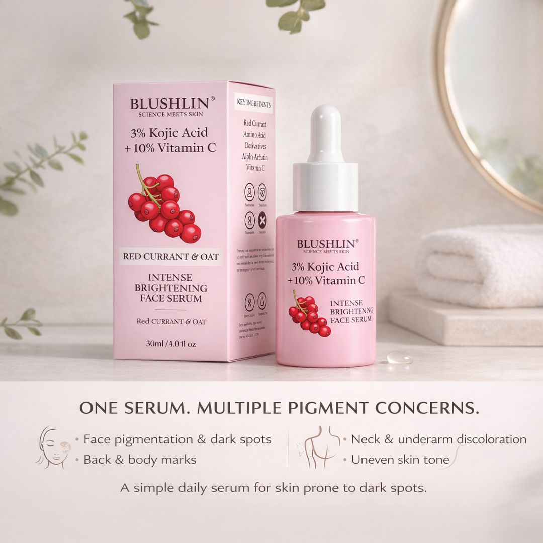 Kojic Acid Serum for Dark Spots & Brightening | Vitamin C + Niacinamide